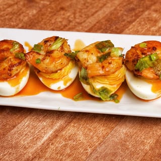 Shrimp Deviled Eggs