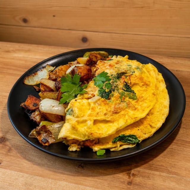 Build your own omelet.