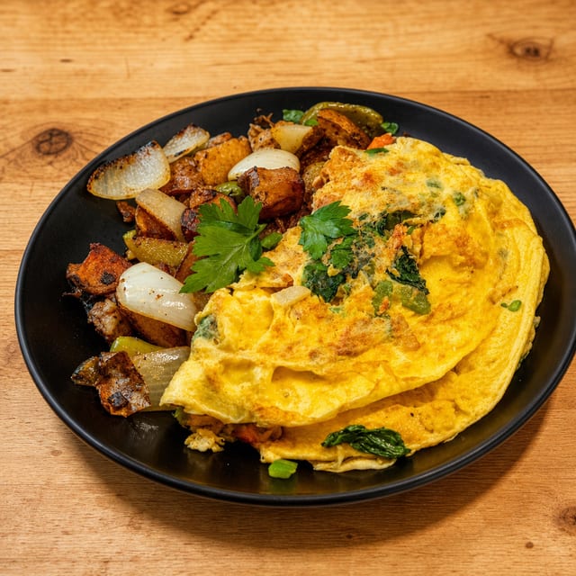 Build your own omelet.