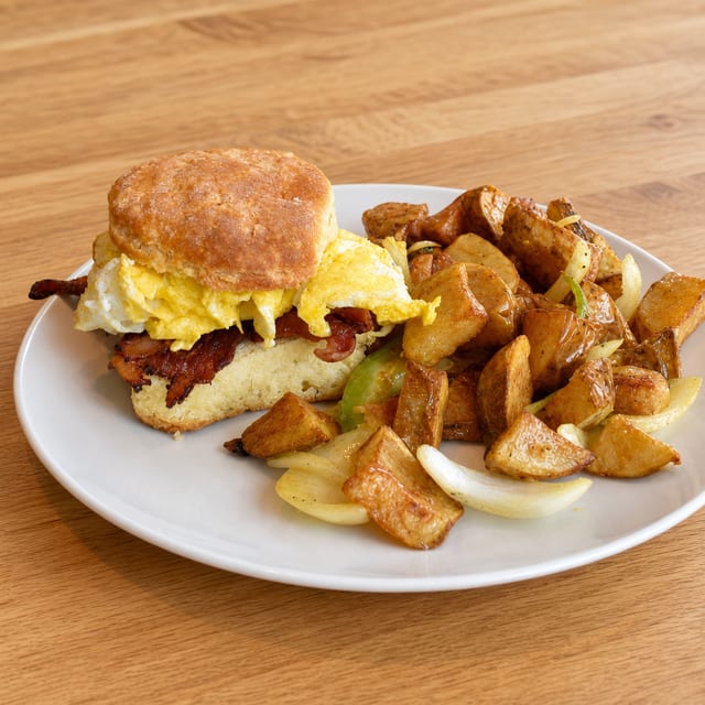 Bacon Biscuit Sandwich.