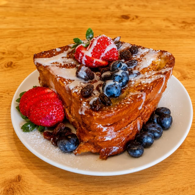 Mixed Berry French Toast.