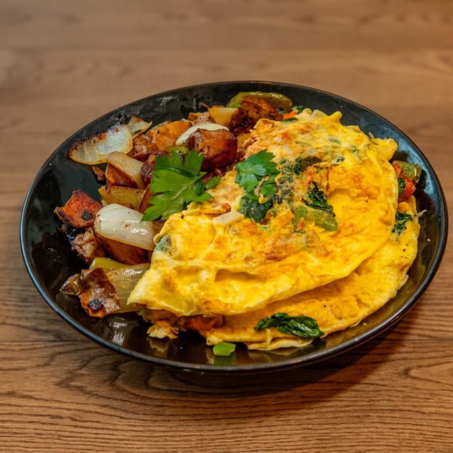 Build your own omelet.