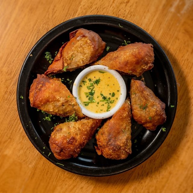 Cheesesteak Egg rolls.