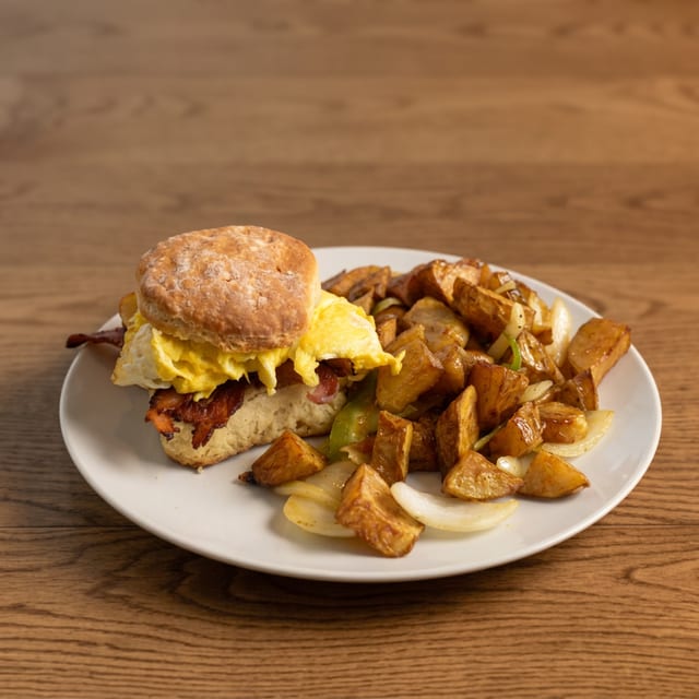 Bacon Biscuit Sandwich.