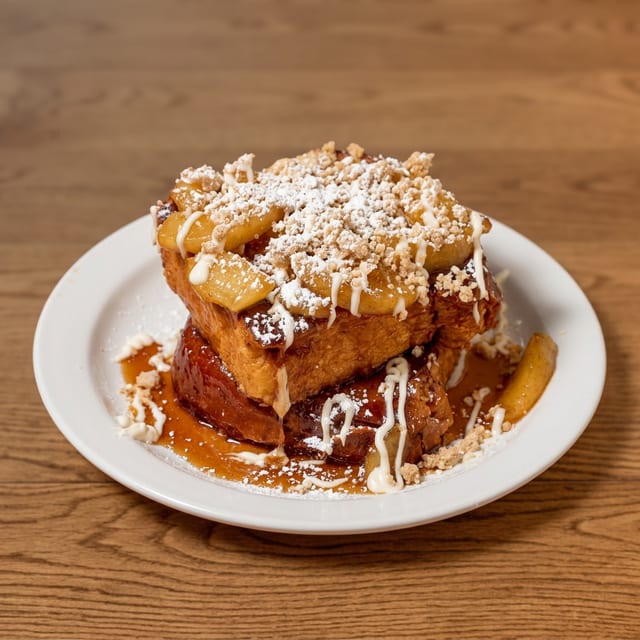 Apple Pie pancake stack.